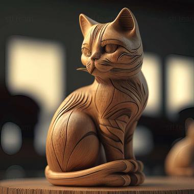 3D model Cat (STL)